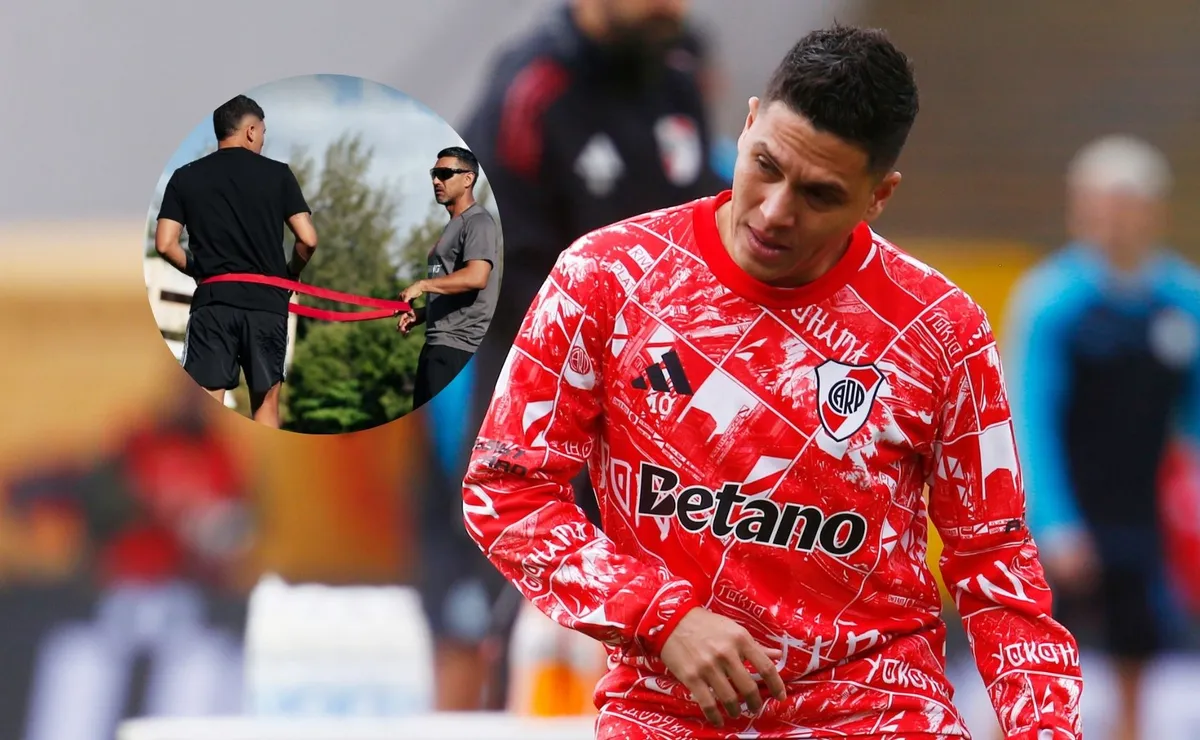 El colombiano entrena en sus vacaciones a un día de volver.