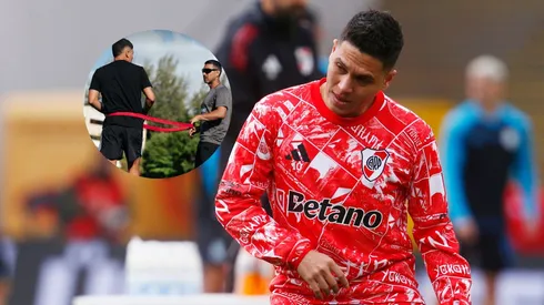 El colombiano entrena en sus vacaciones a un día de volver.