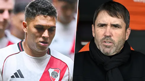 Quintero también cruzó a Coudet por la fecha de su regreso a River después del Mundial.