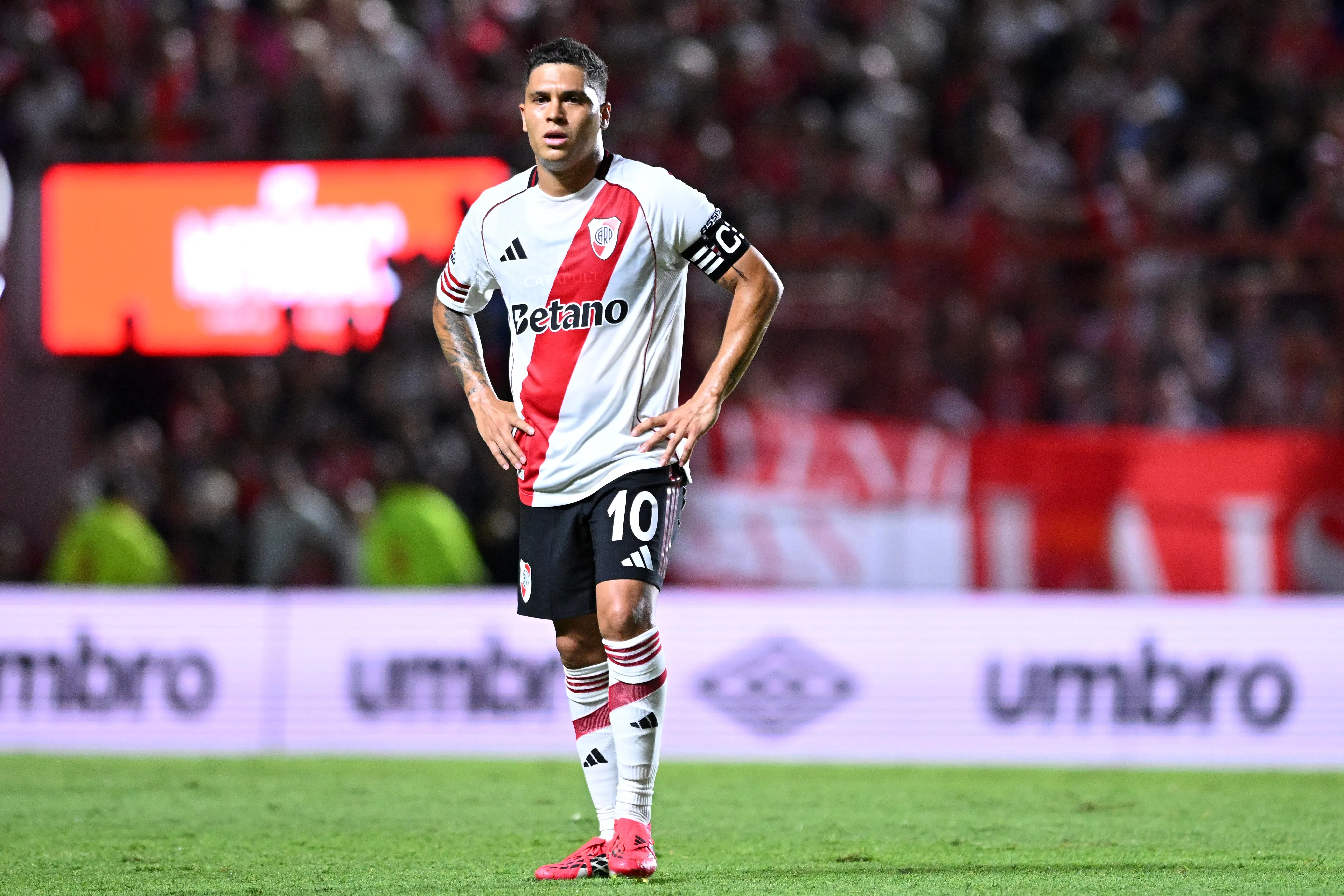 Juanfer Quintero jugó 12 partidos con Coudet y en solo uno completó los 90 minutos. (Getty Images)