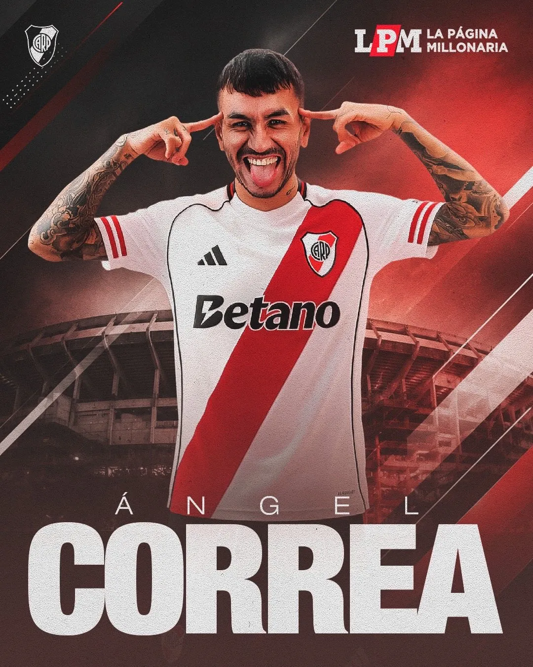 Llegó la jerarquía: Correa es refuerzo de River