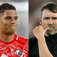 La grieta Juanfer Quintero: cómo reaccionó el hincha de River a las declaraciones del jugador contra Coudet