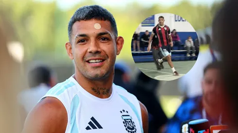 El ex River transita sus días de vacaciones.