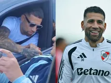 El primer día de Otamendi: el gesto con los hinchas y las fotos en el entrenamiento
