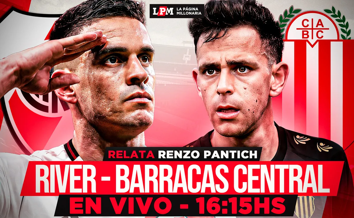 River vs. Barracas EN VIVO: a qué hora juegan, TV y transmisión gratis minuto a minuto
