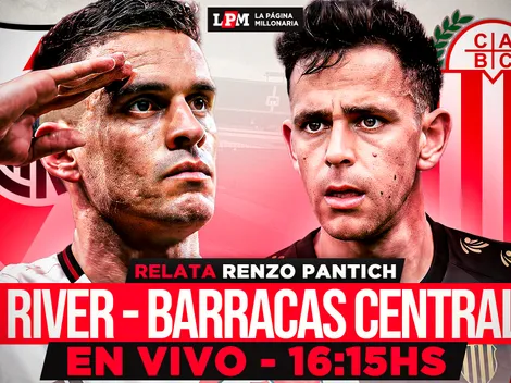 River vs. Barracas EN VIVO: a qué hora juegan, TV y transmisión gratis minuto a minuto
