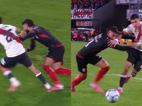VIDEO | El claro penal que Arasa no le cobró a River