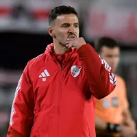 Broggi no habló en conferencia de prensa tras la derrota ante Barracas por decisión del cuerpo técnico de River