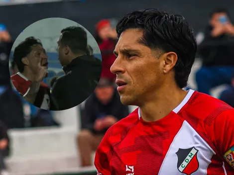 Escándalo con Enzo Pérez en Deportivo Maipú: fue expulsado y se peleó con los árbitros