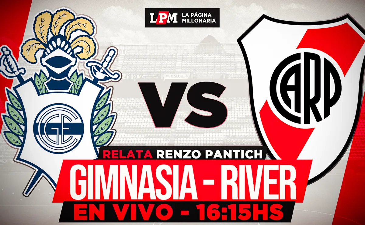 River vs. Gimnasia EN VIVO: transmisión gratis y minuto a minuto por el Clausura