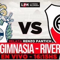 River vs. Gimnasia EN VIVO: transmisión gratis y minuto a minuto por el Clausura