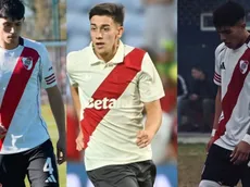 Tres juveniles de River firmaron su primer contrato profesional