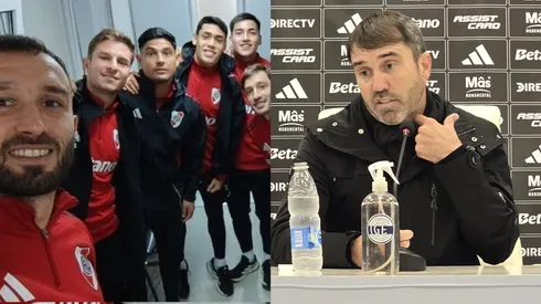 El técnico habló sobre los borrados de River.