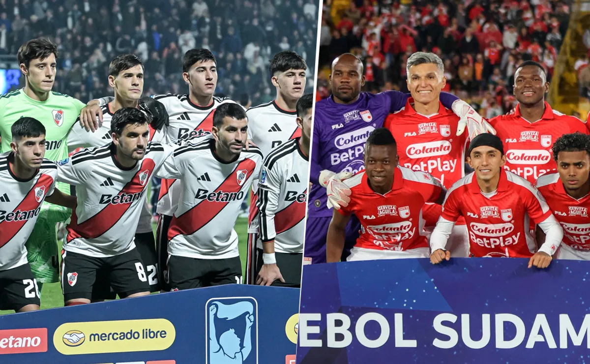 River se enfrentará por novena ocasión ante Independiente Santa Fe.