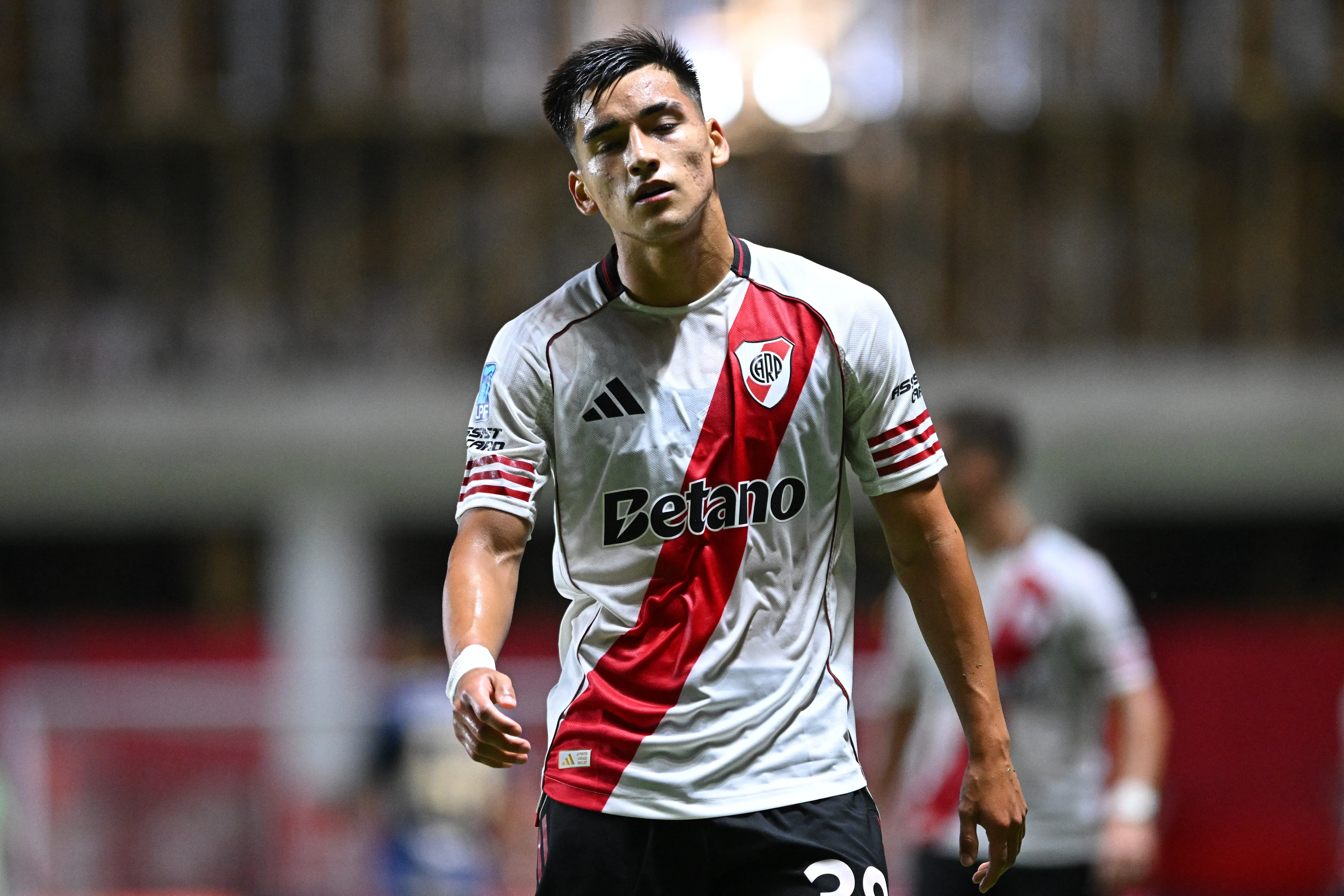 Subiabre jugó 44 partidos y convirtió tres goles en River. (Getty Images)