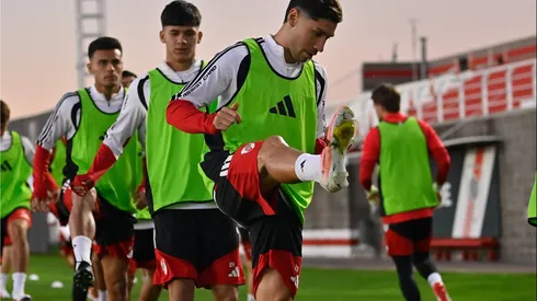 River se entrenó este sábado por la tarde en vísperas del partido contra Central.