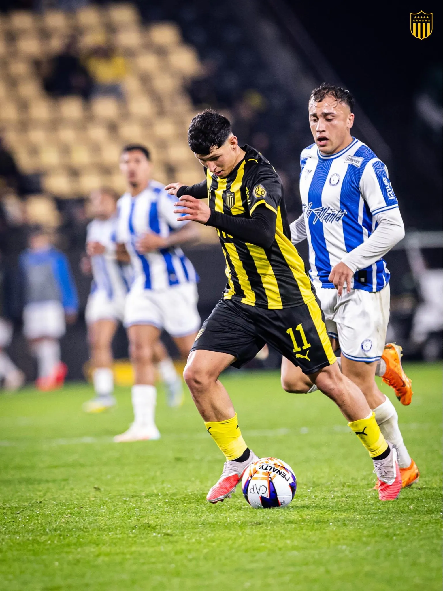 Jaime entregó tres asistencias en la misma cantidad de partidos jugados en Peñarol. (Peñarol oficial)