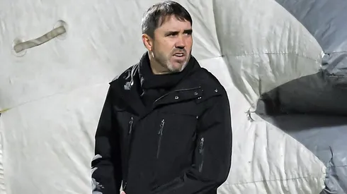 Coudet fue uno de los apuntados por los hinchas en la noche del Monumental.