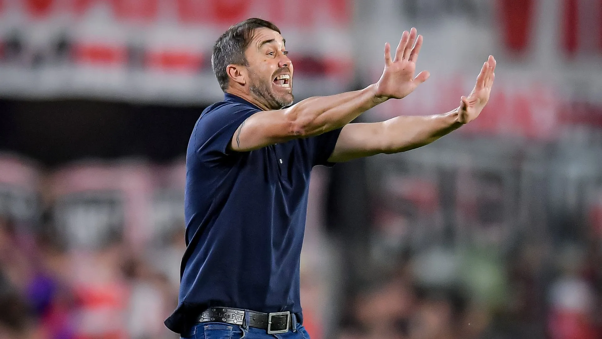 Eduardo Chacho Coudet, DT de River.