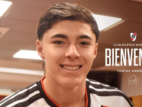 Confirmado: el número de camiseta que usará Tobías Andrada en River