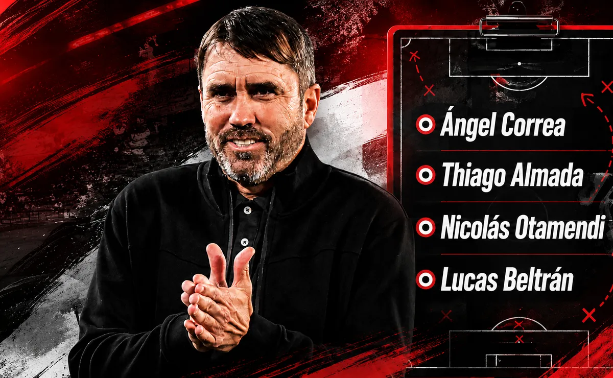 No hay excusas: el equipo de lujo que podrá armar Coudet en River con la llegada de Almada