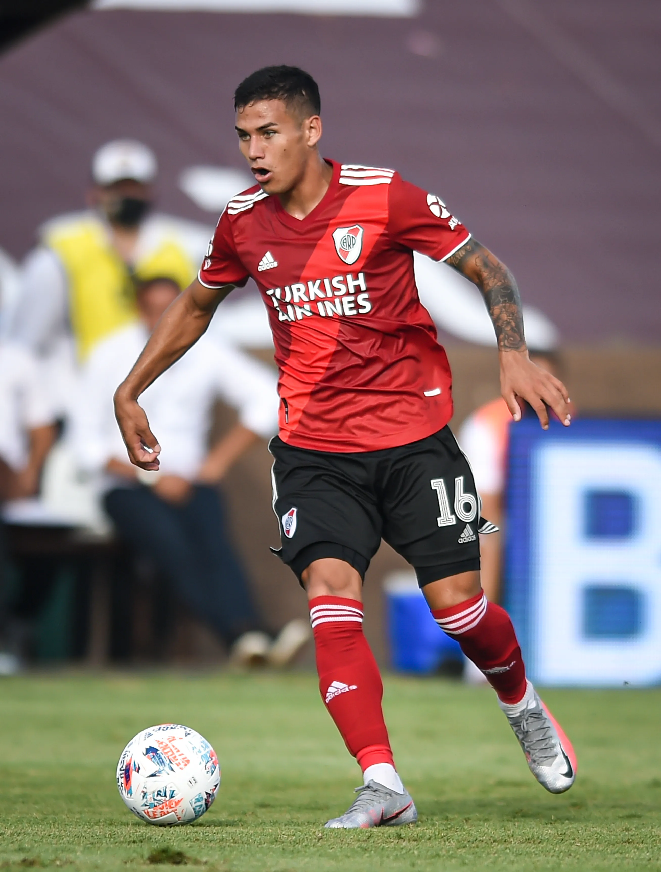 Alex Vigo jugó 19 partidos en River. (Getty Images)