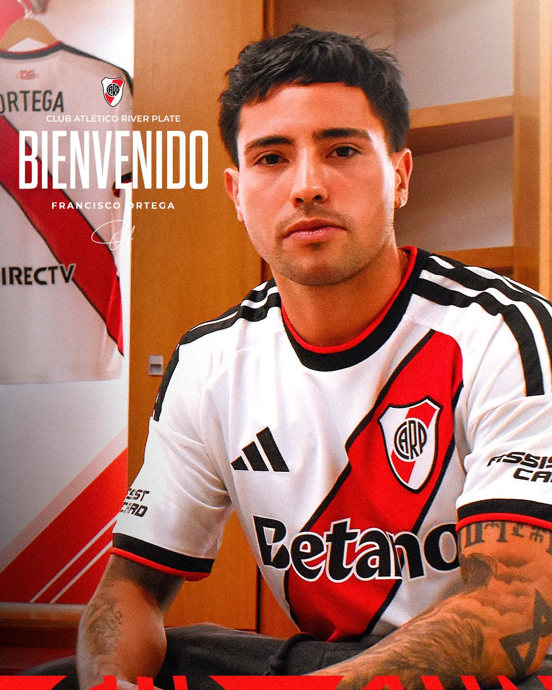Francisco Ortega podría debutar este sábado ante Tigre. (Prensa River)