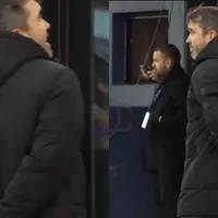 El insólito cruce de Coudet con un plateista de Tigre que despertó enojo en los hinchas de River