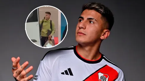 Almada se suma este lunes al plantel de River.