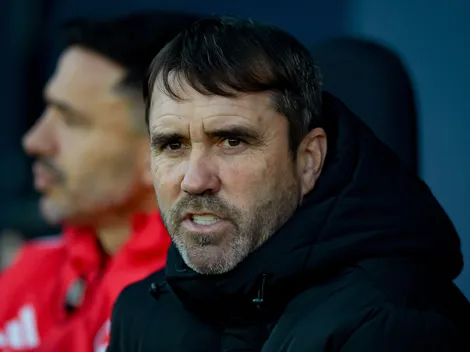 Con cambios obligados, Coudet define la formación de River para la ida con Santa Fe