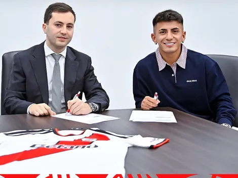 Thiago Almada fue presentado oficialmente como refuerzo de River