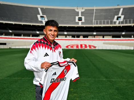 Thiago Almada fue presentado oficialmente como refuerzo de River