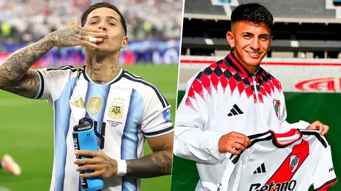 Enzo Fernández jugó con Thiago Almada en los Mundiales 2022 y 2026.