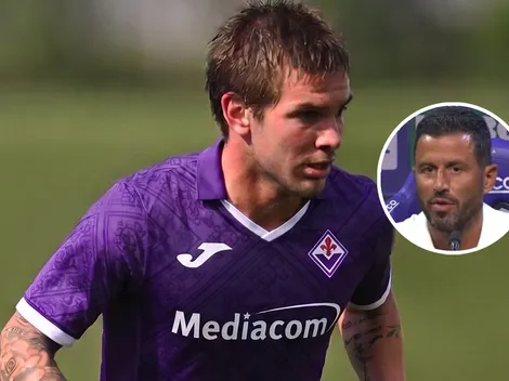 Mastantuono fue elogiado por Fabio Grosso, su DT en Fiorentina, a horas de su posible debut