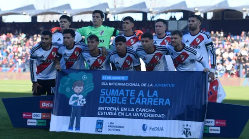 El plantel completo de River.
