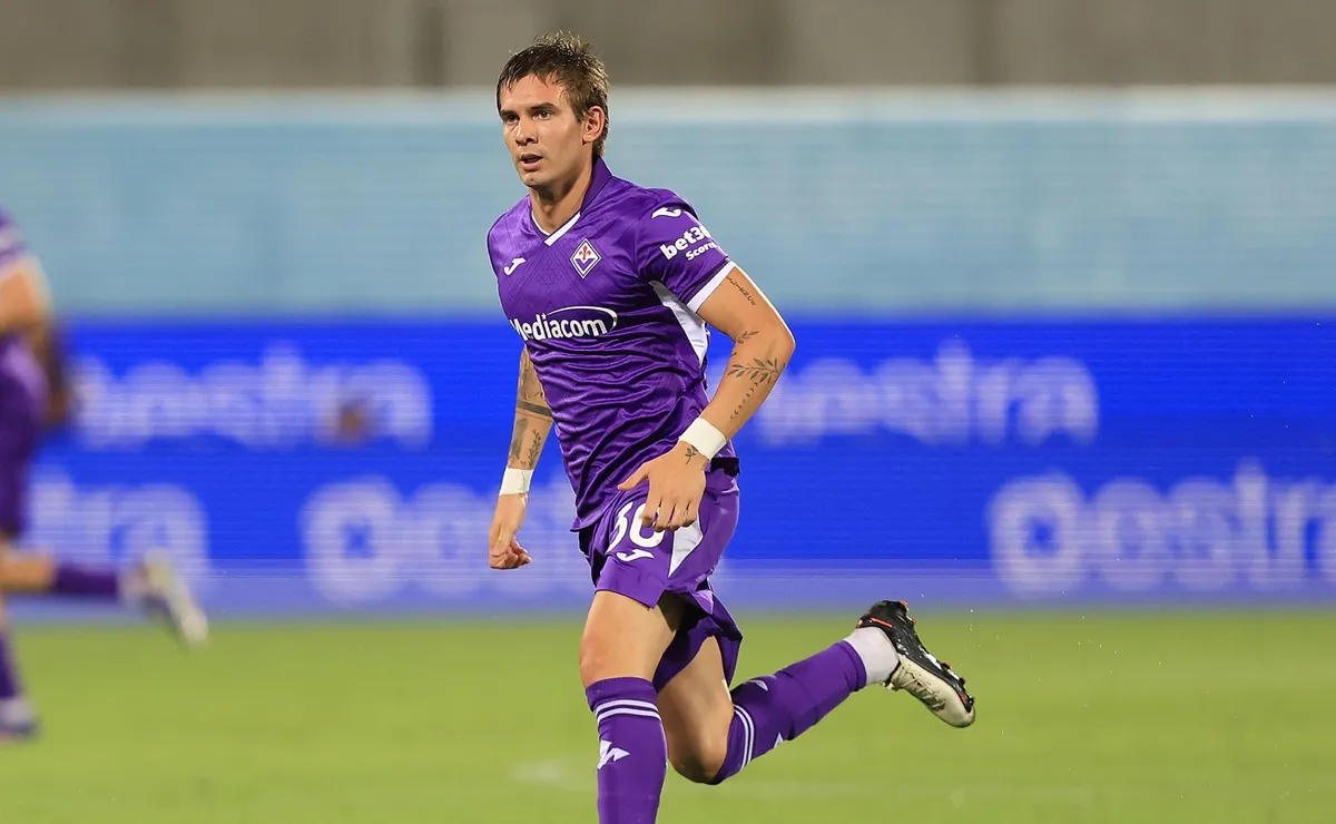 Así fue el debut de Mastantuono en Fiorentina.