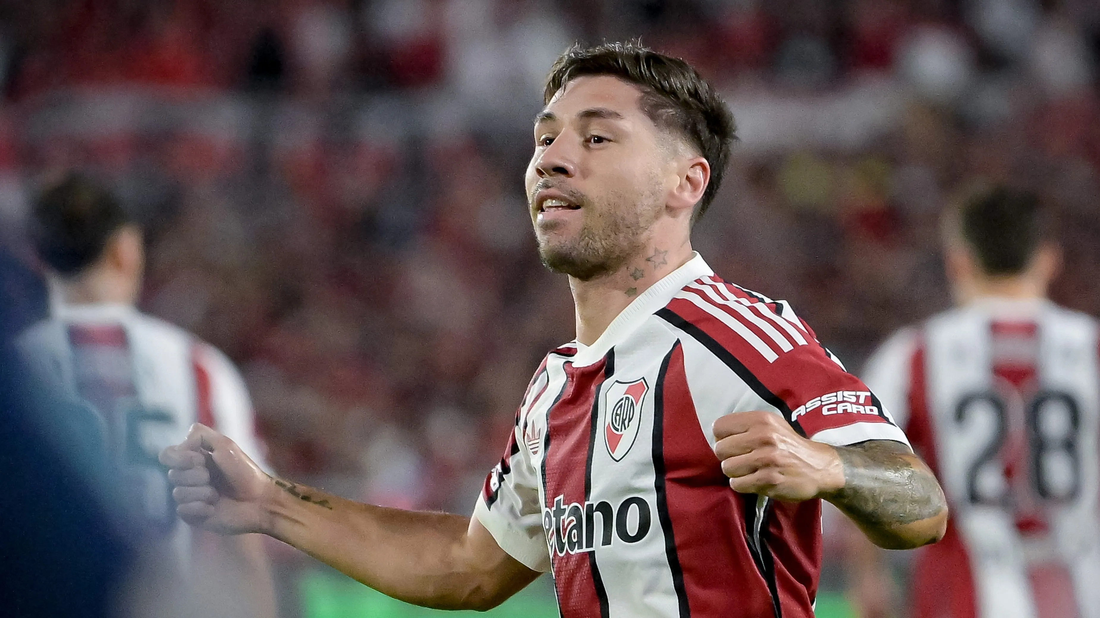 Montiel firmó el 1-0 de River vs. AAAJ.