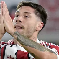Alarma en River: Montiel salió por molestias físicas contra Argentinos y preocupa de cara a la Sudamericana