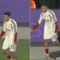 No se vio: así festejó Thiago Almada el gol de penal de Ángel Correa ante Argentinos