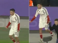No se vio: así festejó Thiago Almada el gol de penal de Ángel Correa ante Argentinos