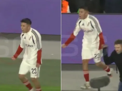 No se vio: así festejó Thiago Almada el gol de penal de Ángel Correa ante Argentinos