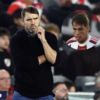 Coudet analizó la posición de Joaquín Freitas en River: qué busca y por qué es titular en ese puesto