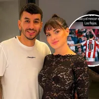 Fuerte posteo de la esposa de Correa tras su primer gol, ¿dedicado a los hinchas de Tigres?
