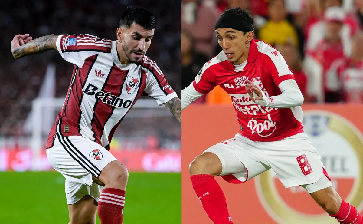 A qué hora juega hoy River vs. Independiente Santa Fe.