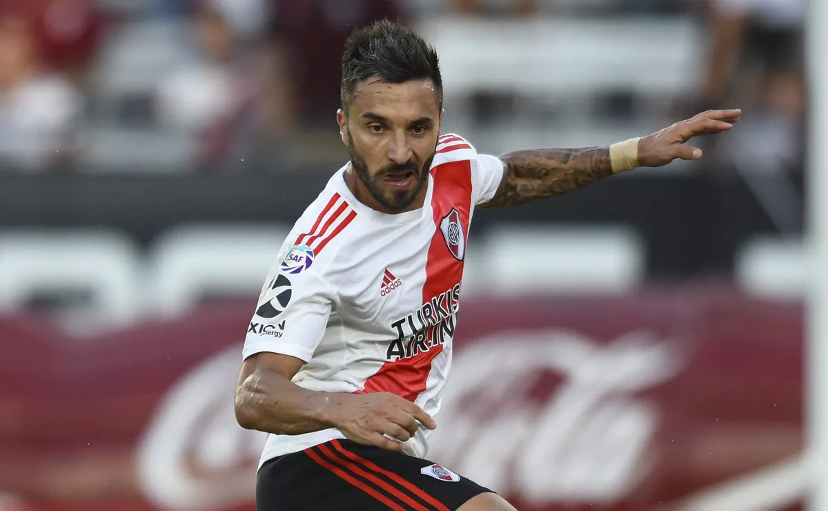 Scocco disputó 90 partidos, anotó 38 goles y ganó cuatro títulos en River.