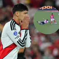 VIDEO: el error de Lautaro Rivero que casi le cuesta un gol a River vs. Independiente Santa Fe
