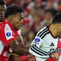 River sufrió, rescató un empate en Bogotá y definirá la serie ante Santa Fe en el Monumental