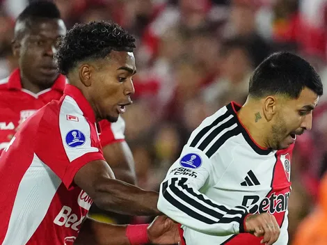 River sufrió, rescató un empate en Bogotá y definirá la serie ante Santa Fe en el Monumental