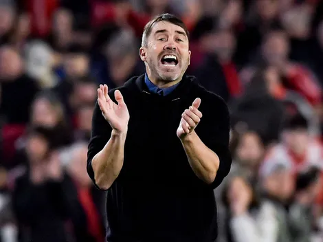 Jugó a defender: la extraña postura de River en el cierre del partido ante Santa Fe