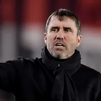 Coudet le dio mucho valor al empate y generó controversia con el hincha de River: “Fue un gran punto”